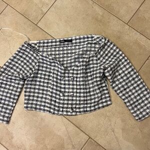 Zara cropped jacket NWOT